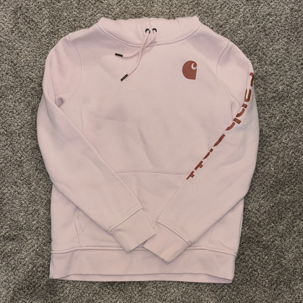 Carhartt Light Pink Sweatshirt with Logo